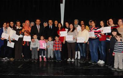 AİLE EĞİTİMİ PROGRAMINDA SERTİFİKA TÖRENİ